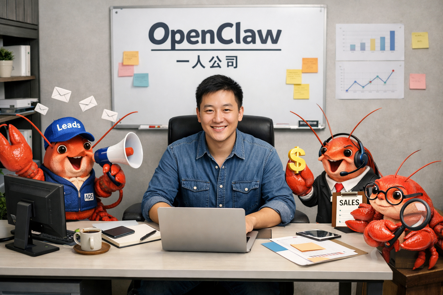 OPC CRM - 一人公司智能助手